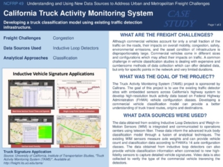 3 - California Truck Activity Monitoring System